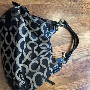 Black coach purse